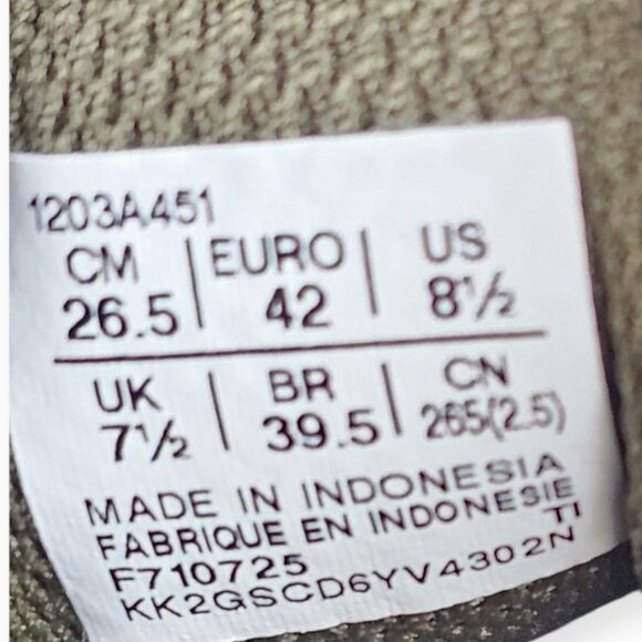 ASICS Skyhand OG Forest Green Vibrant Yellow Sneakers 8.5 - Picture 4 of 7